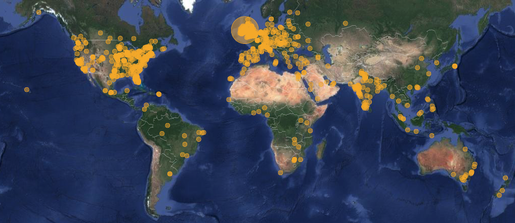 When you have globally distributed active users, regional data speeds are an important consideration